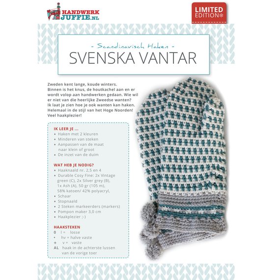 Inheems Hoorzitting Inspiratie Wanten 'Svenska Vantar' – Handwerkjuffie Shop